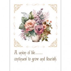 FLORAL BEAUTIES GREETING CARD Flower Arrangement 6